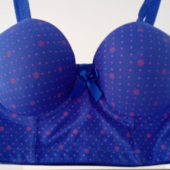 Blue Longline Bustier size 40 B - Picture 1 of 2